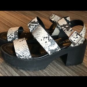 Snake skin Madden girl platforms